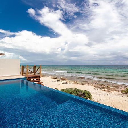 Casa Javi- Ocean Front Located Mid Isla Mujeres Villa Eksteriør bilde