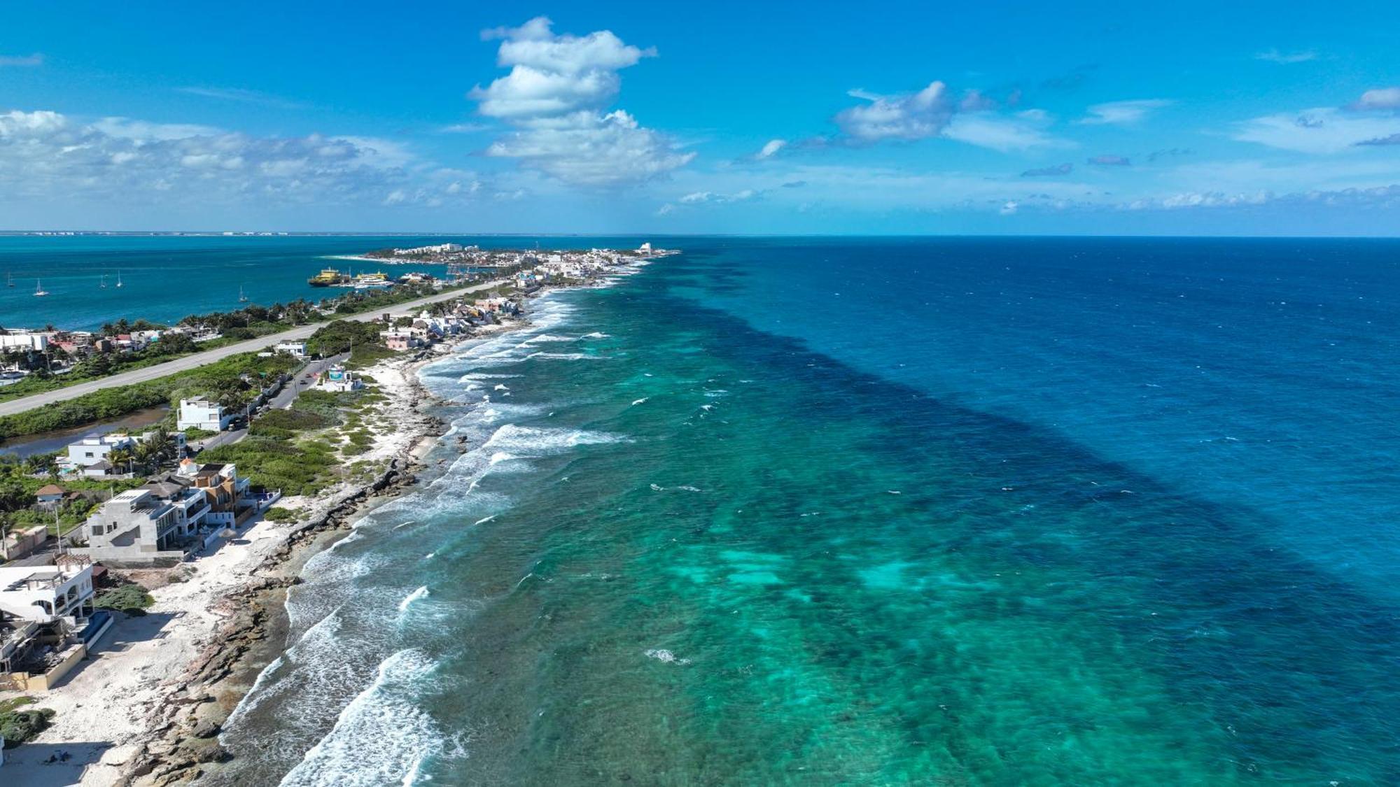 Casa Javi- Ocean Front Located Mid Isla Mujeres Villa Eksteriør bilde