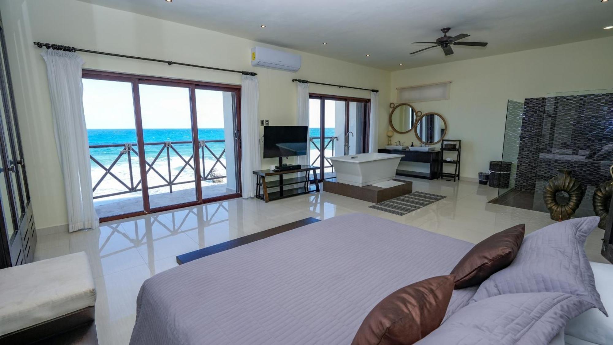 Casa Javi- Ocean Front Located Mid Isla Mujeres Villa Eksteriør bilde