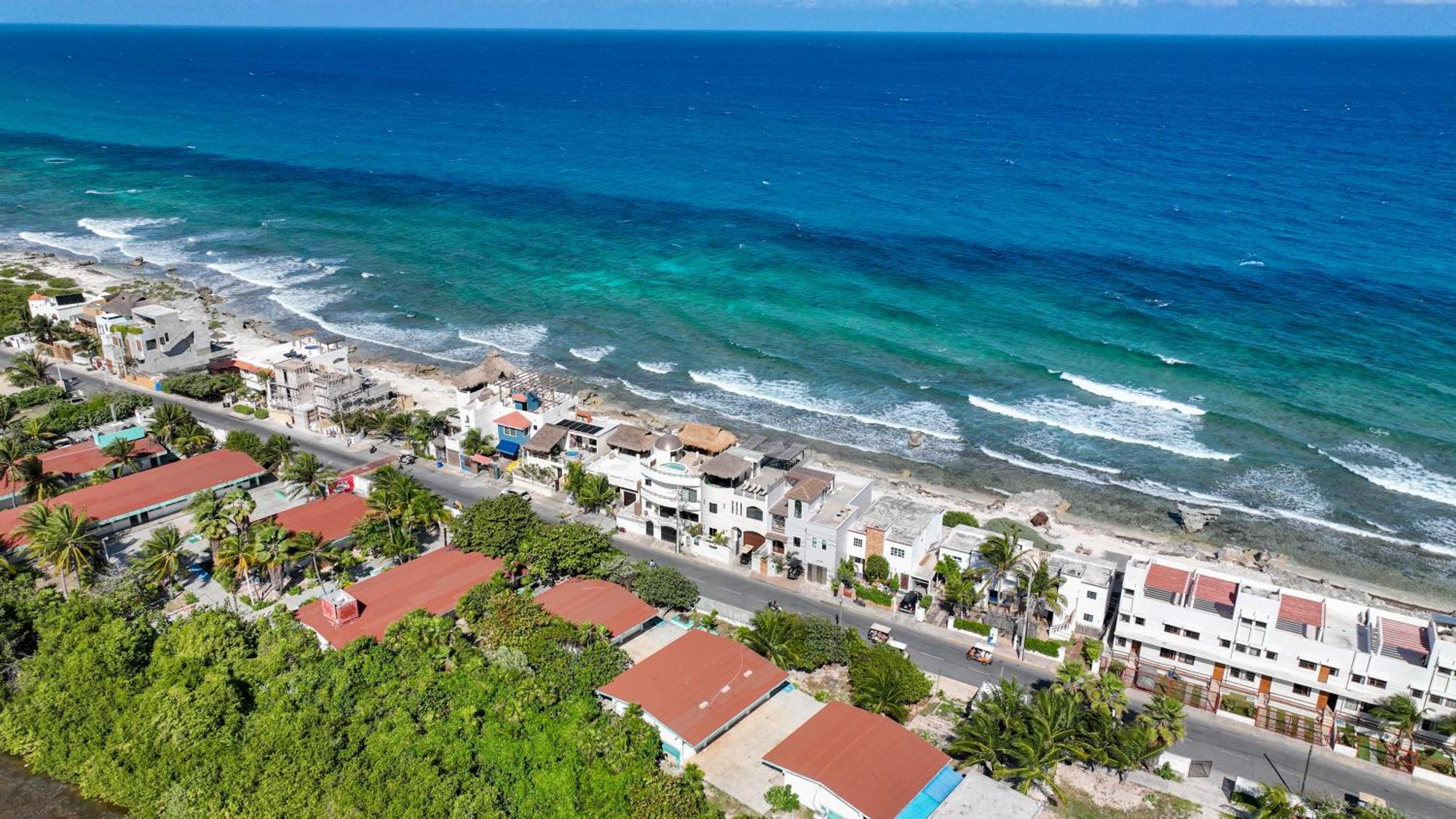Casa Javi- Ocean Front Located Mid Isla Mujeres Villa Eksteriør bilde