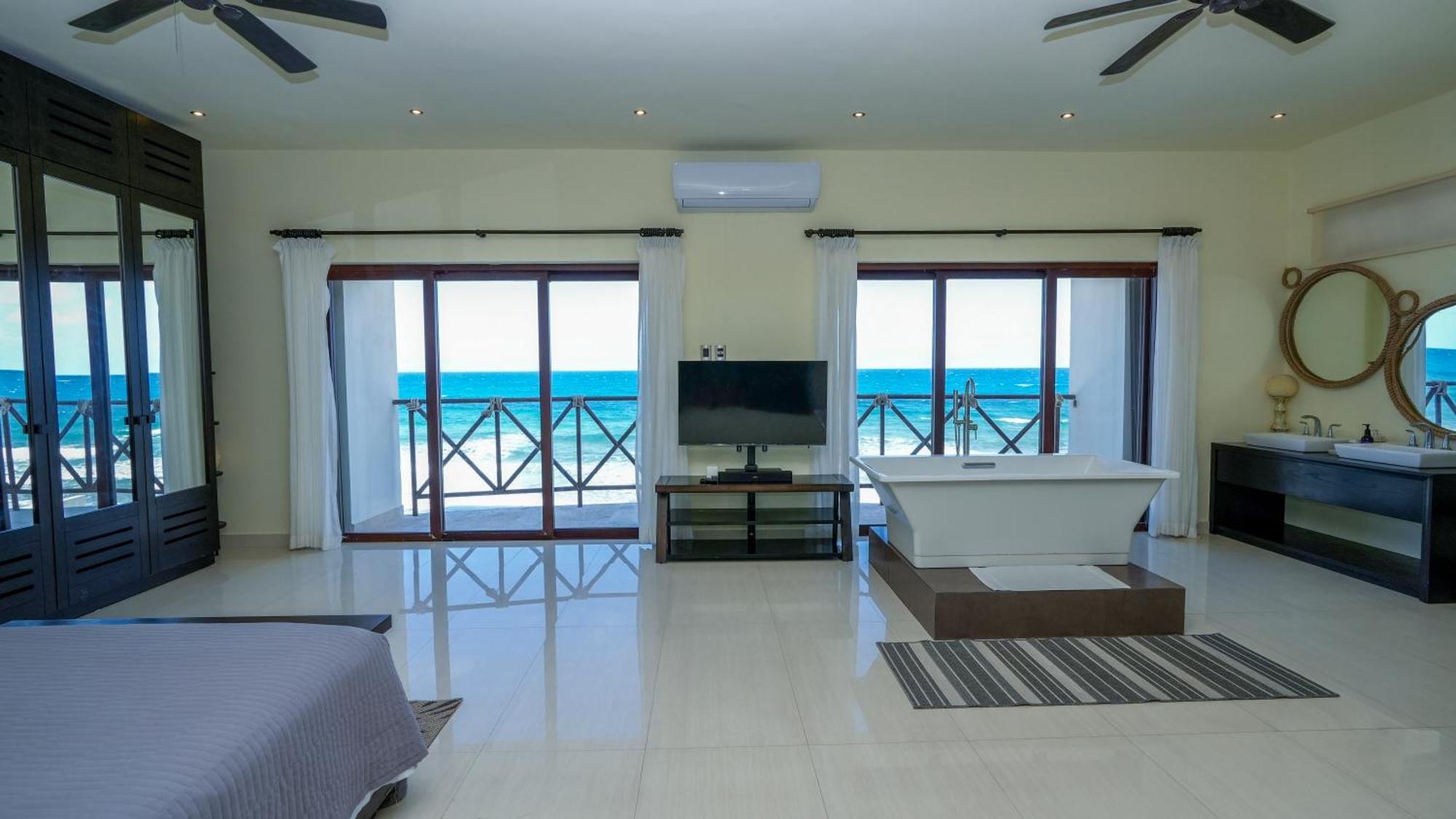 Casa Javi- Ocean Front Located Mid Isla Mujeres Villa Eksteriør bilde