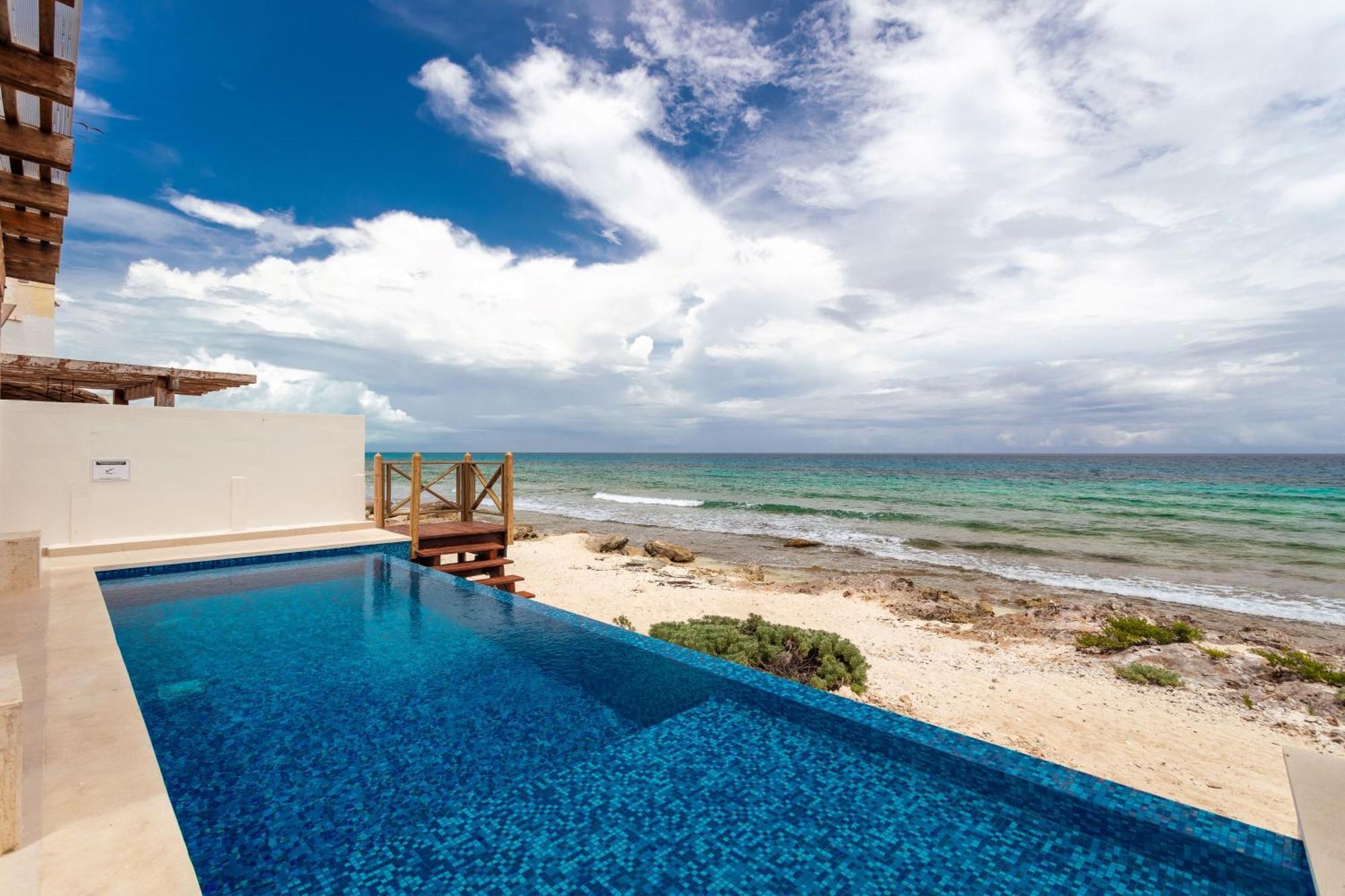 Casa Javi- Ocean Front Located Mid Isla Mujeres Villa Eksteriør bilde