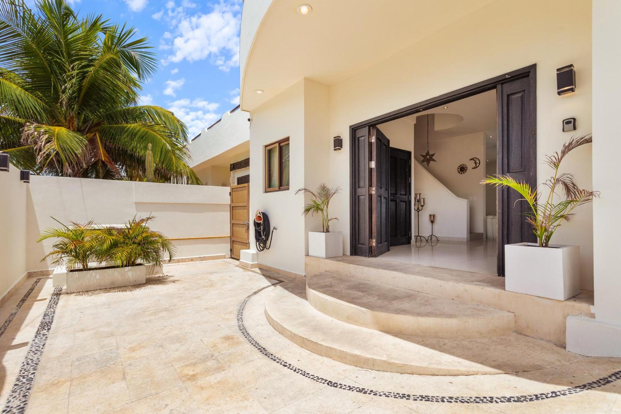 Casa Javi- Ocean Front Located Mid Isla Mujeres Villa Eksteriør bilde