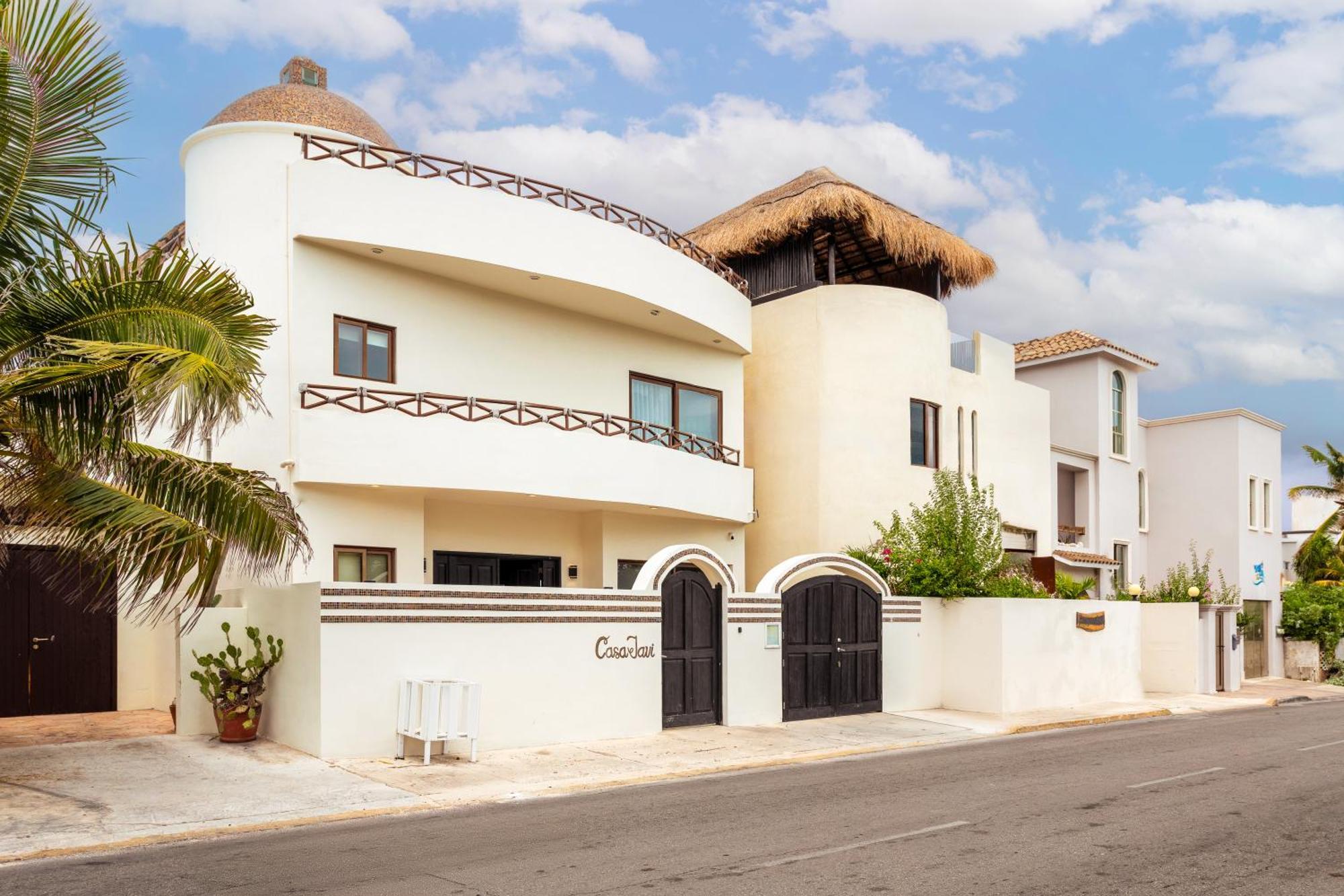 Casa Javi- Ocean Front Located Mid Isla Mujeres Villa Eksteriør bilde