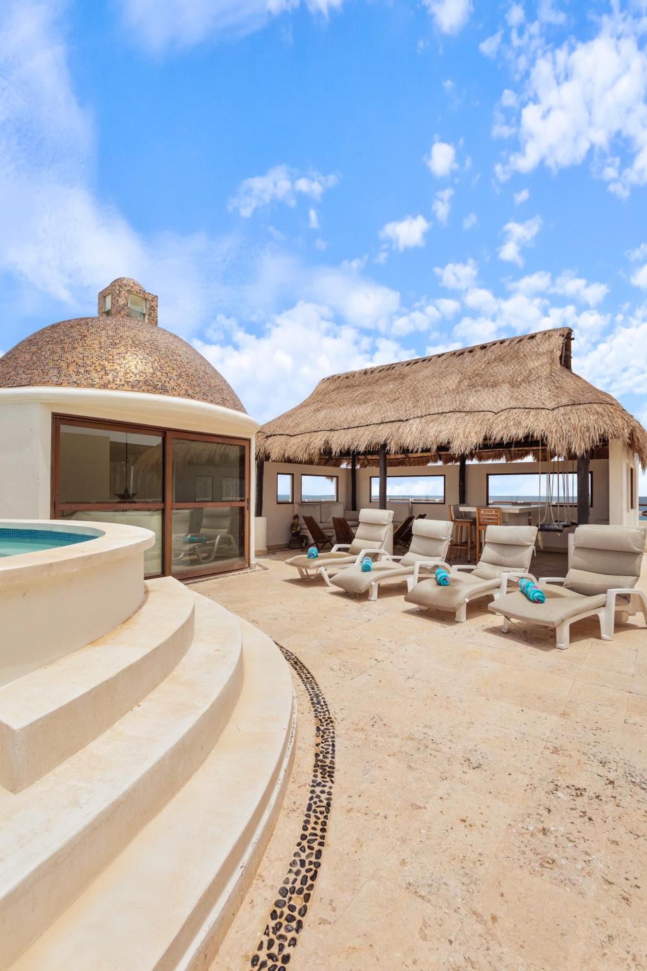 Casa Javi- Ocean Front Located Mid Isla Mujeres Villa Eksteriør bilde
