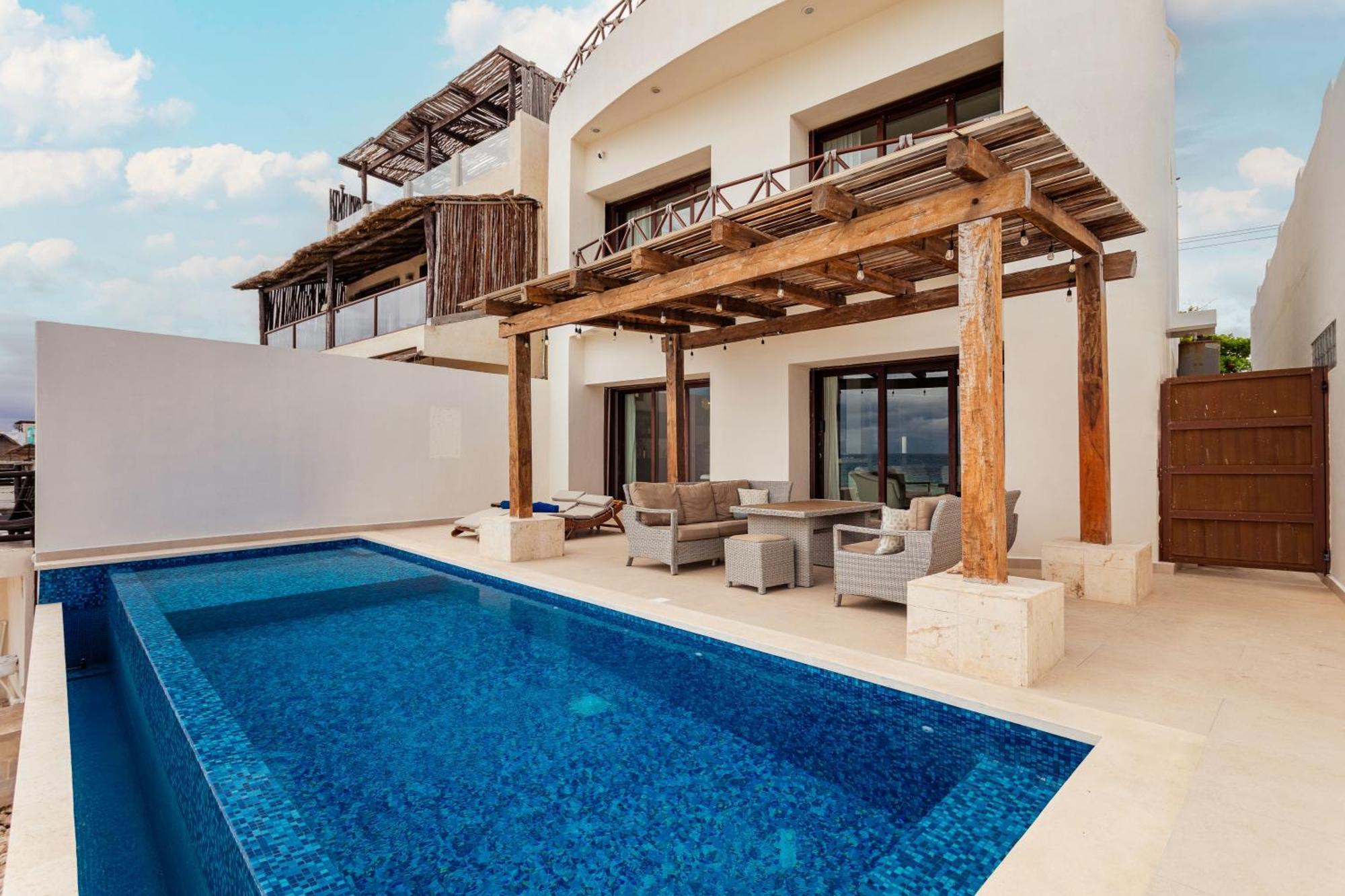 Casa Javi- Ocean Front Located Mid Isla Mujeres Villa Eksteriør bilde