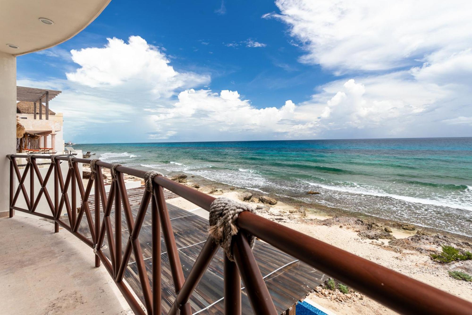 Casa Javi- Ocean Front Located Mid Isla Mujeres Villa Eksteriør bilde