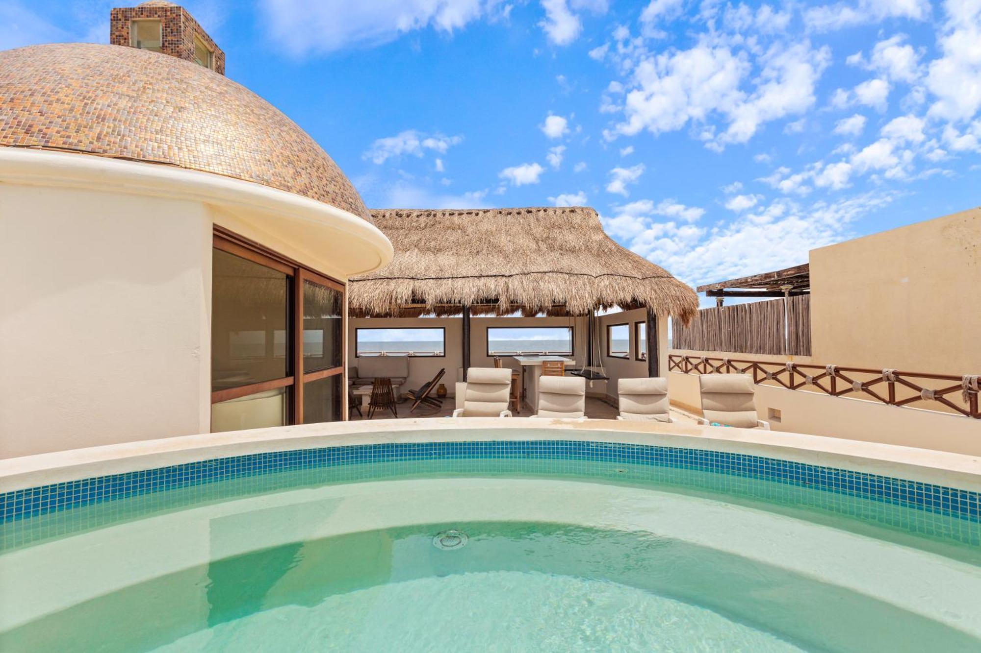 Casa Javi- Ocean Front Located Mid Isla Mujeres Villa Eksteriør bilde