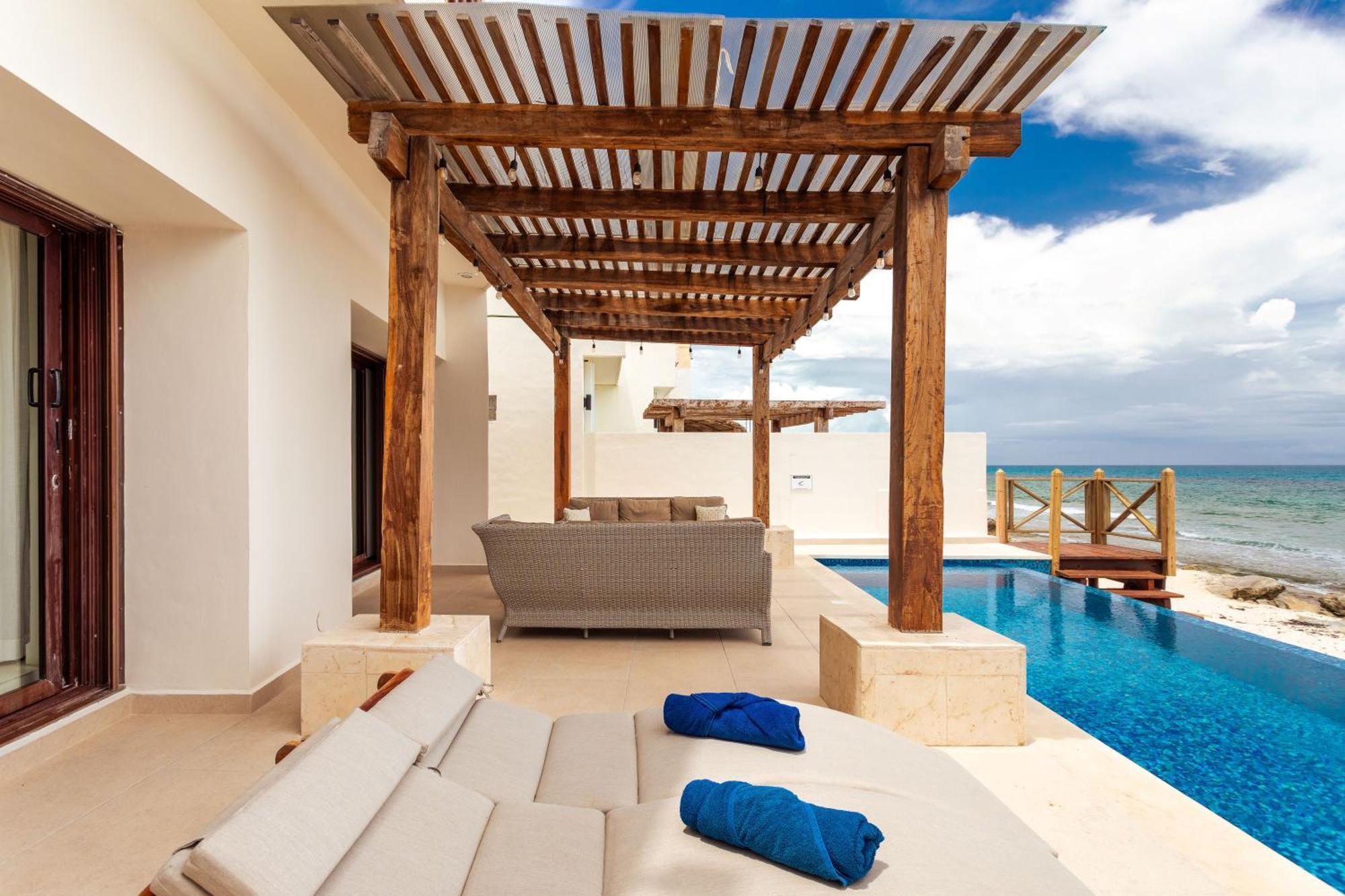 Casa Javi- Ocean Front Located Mid Isla Mujeres Villa Eksteriør bilde